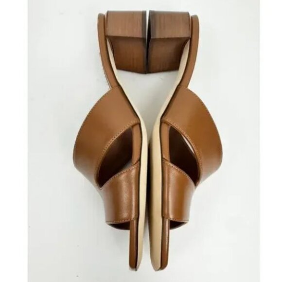 New JIMMY CHOO ELLISON MULE 45 NAPPA LEATHER CUOIO - Picture 4 of 7